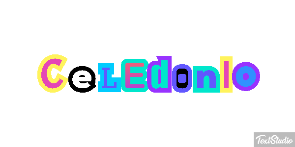 Celedonio Efecto de texto