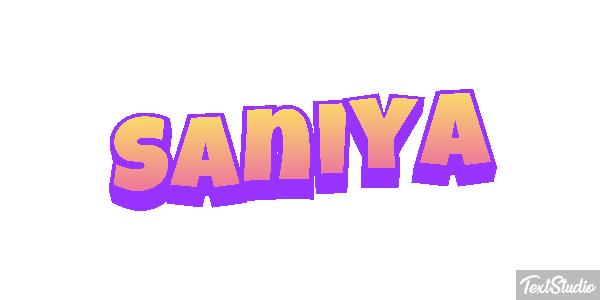 Saniya Text effect