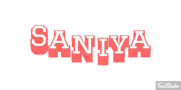 Saniya Text effect