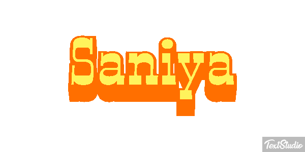 Saniya Text effect