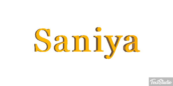 Saniya Text effect