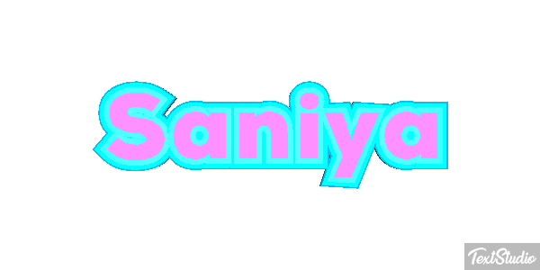 Saniya Text effect