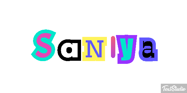 Saniya Text effect