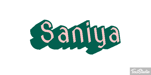 Saniya Text effect