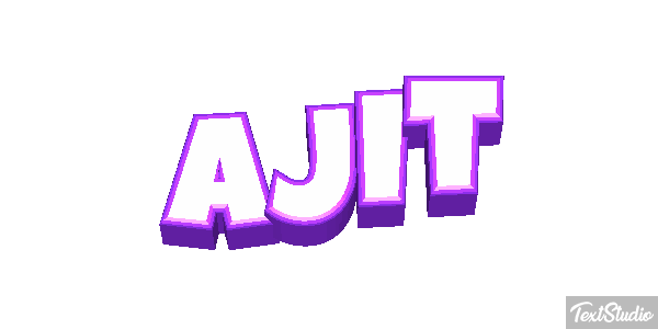 Ajit Text effect