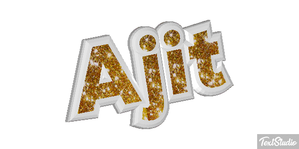 Ajit Text effect