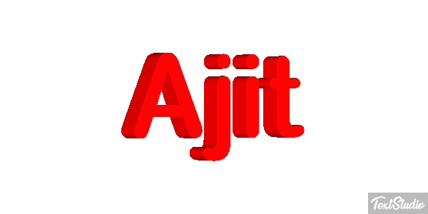 Ajit Text effect