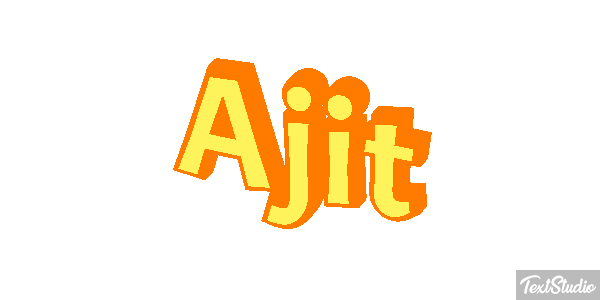 Ajit Text effect