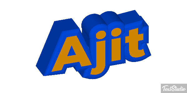 Ajit Text effect