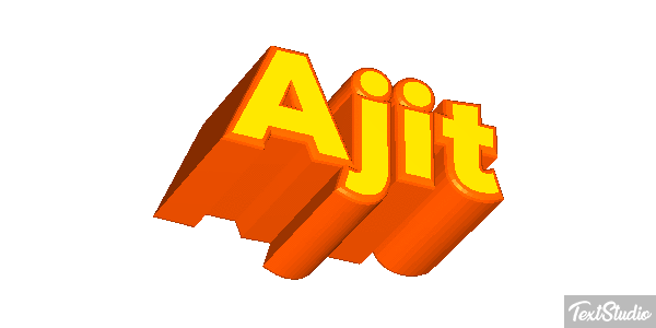 Ajit Text effect
