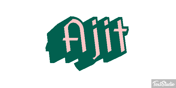Ajit Text effect