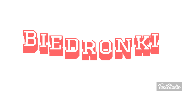 Biedronki Efekt tekstowy