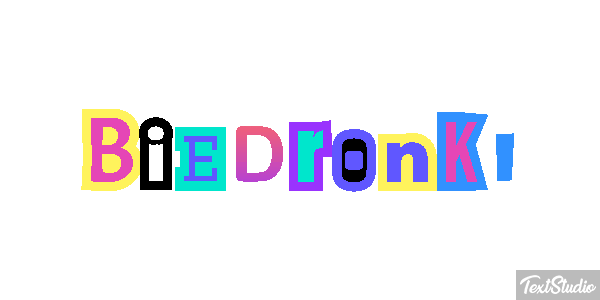 Biedronki Efekt tekstowy