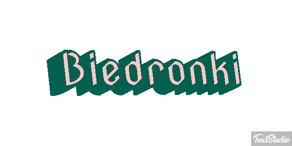 Biedronki Efekt tekstowy