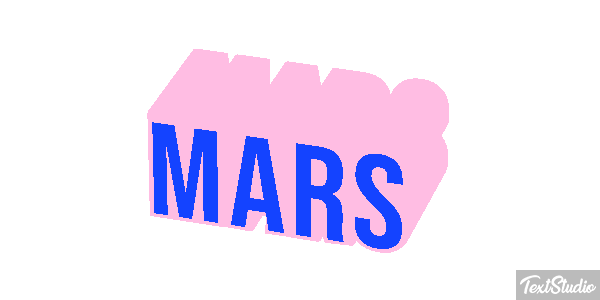 Mars Texteffekt