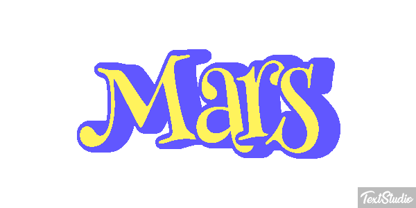 Mars Texteffekt