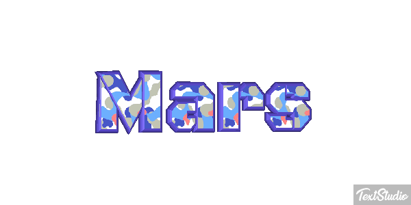 Mars Texteffekt