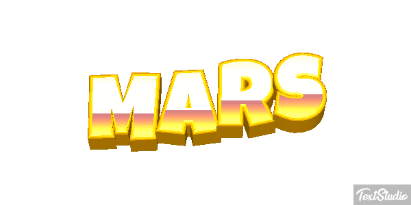 Mars Texteffekt