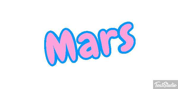 Mars Texteffekt