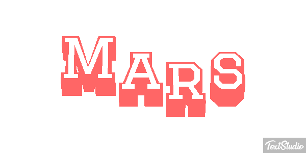 Mars Texteffekt
