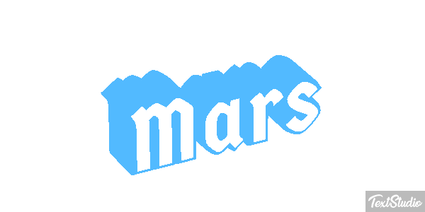 Mars Texteffekt