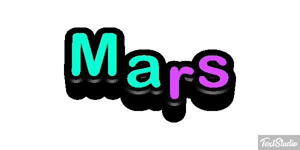 Mars Texteffekt