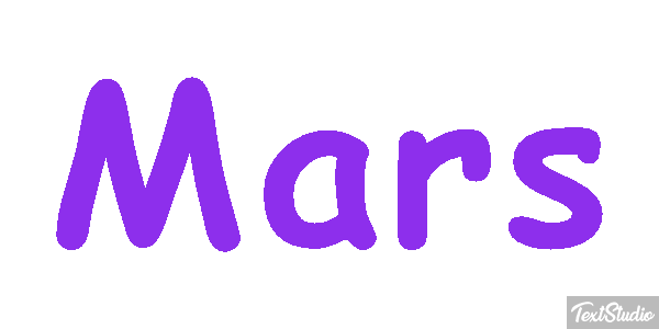 Mars Texteffekt