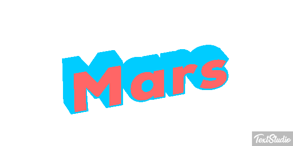 Mars Texteffekt