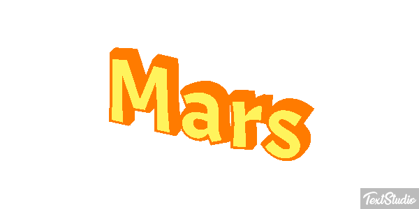Mars Texteffekt