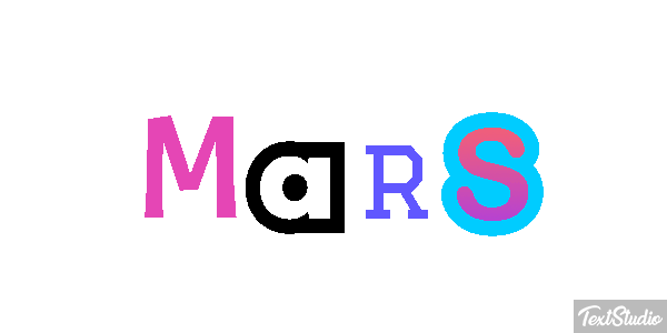 Mars Texteffekt