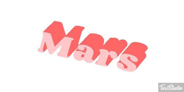 Mars Texteffekt