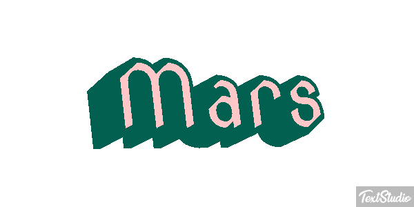 Mars Texteffekt