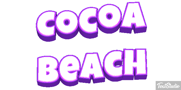 Cocoa Beach Efekt tekstowy
