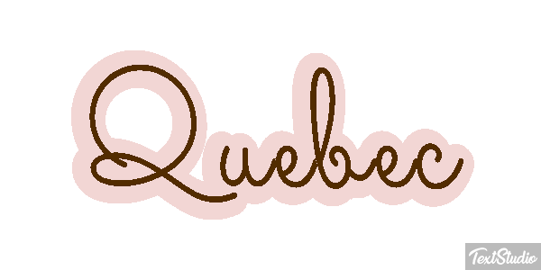 Quebec Text effect