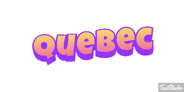Quebec Text effect