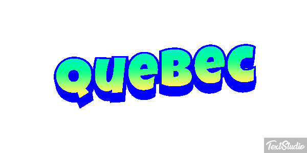 Quebec Text effect