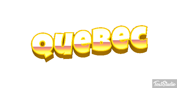 Quebec Text effect