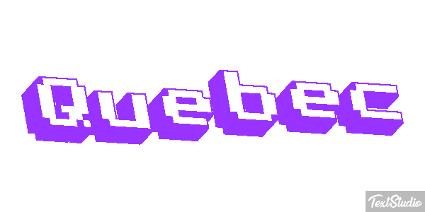 Quebec Text effect