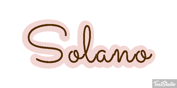 Solano Текстовый эффект