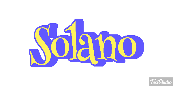 Solano Текстовый эффект