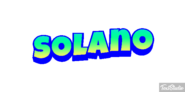 Solano Текстовый эффект