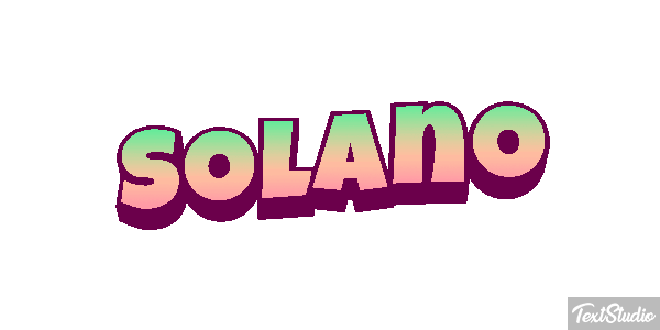 Solano Текстовый эффект