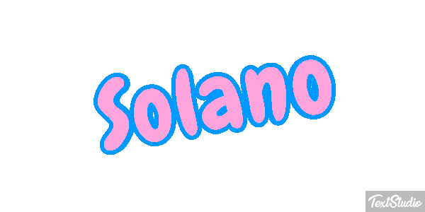 Solano Текстовый эффект