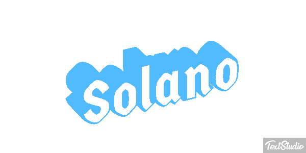 Solano Текстовый эффект