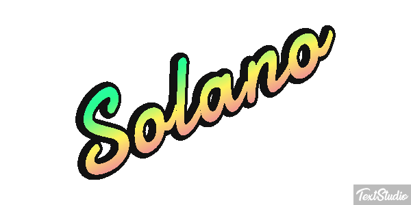 Solano Текстовый эффект