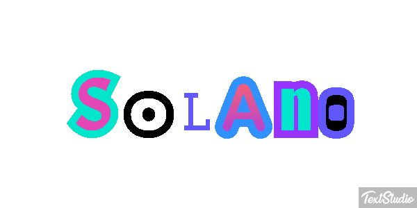 Solano Текстовый эффект