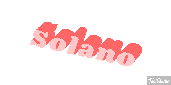 Solano Текстовый эффект