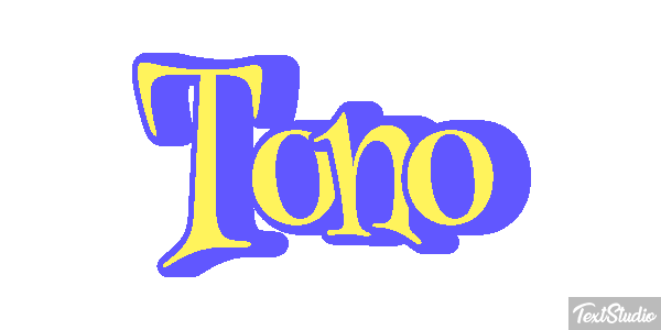 Toño Efecto de texto