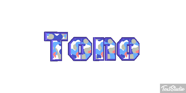 Toño Efecto de texto