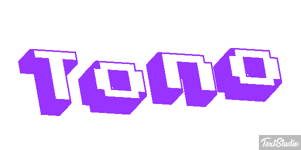 Toño Efecto de texto